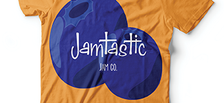 T-Shirt-Mockup_Jamtastic Blueberry